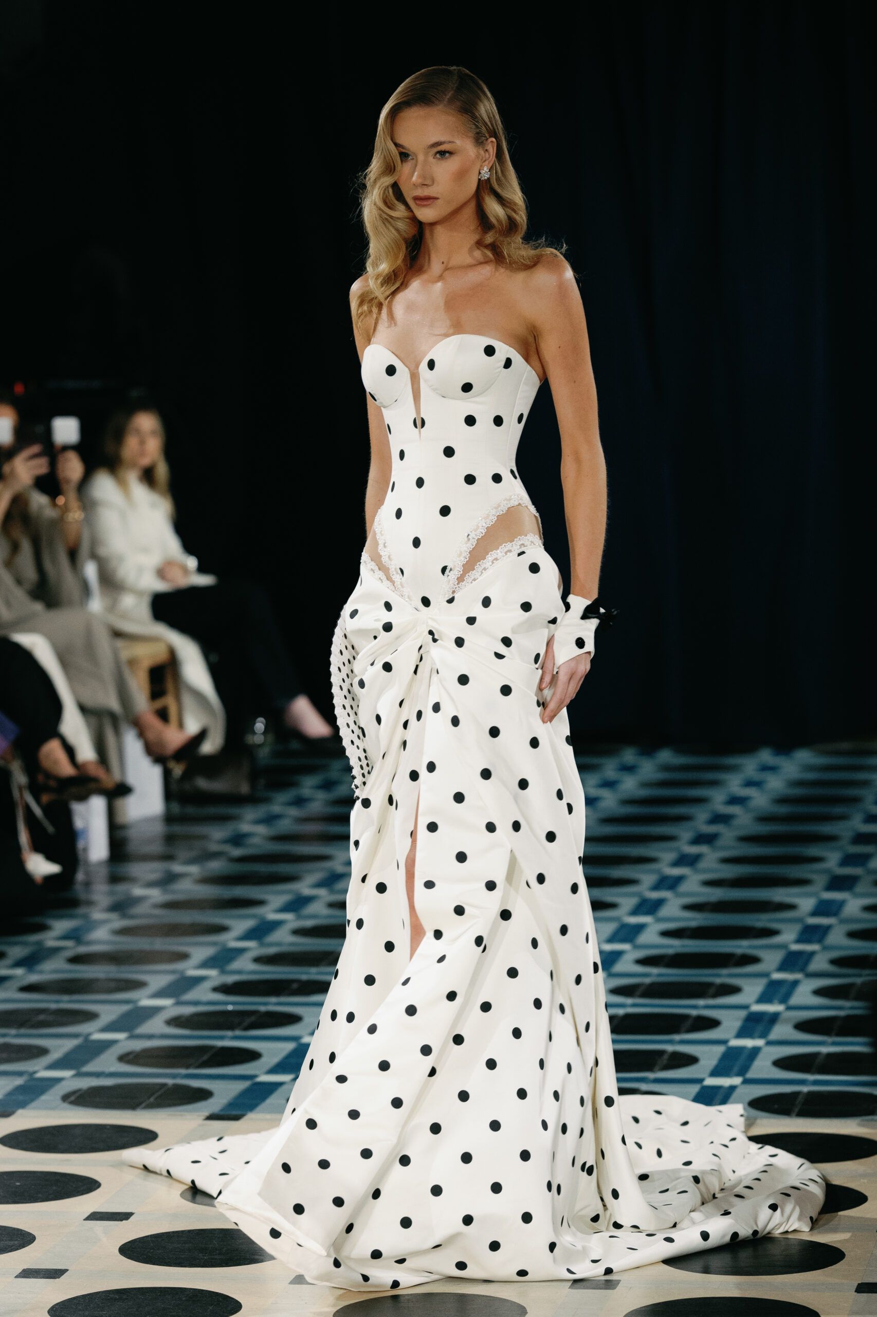Galia lahav polka dot wedding dress nybfw